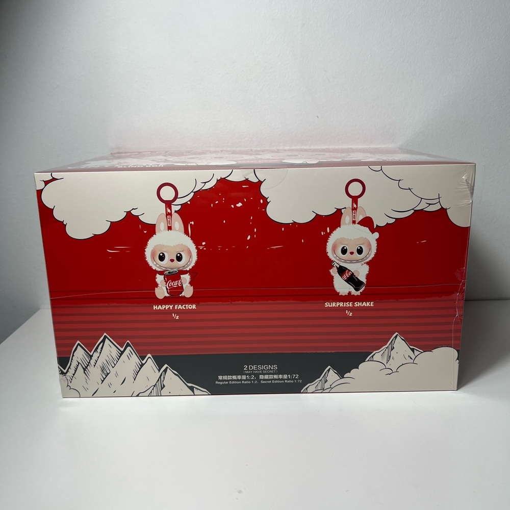 Pop Mart The Monsters Coca Cola Coke Labubu Vinyl Face Pendant Blind Box Set - Picture 11 of 16